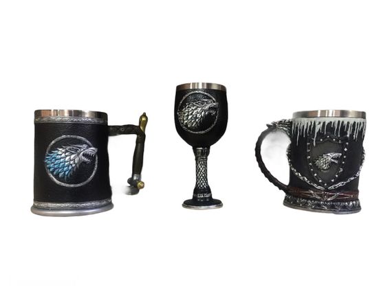 Подарунковий Набір Гуртка Чашка Келих 3D Вовк Подарунок | Зображення 3