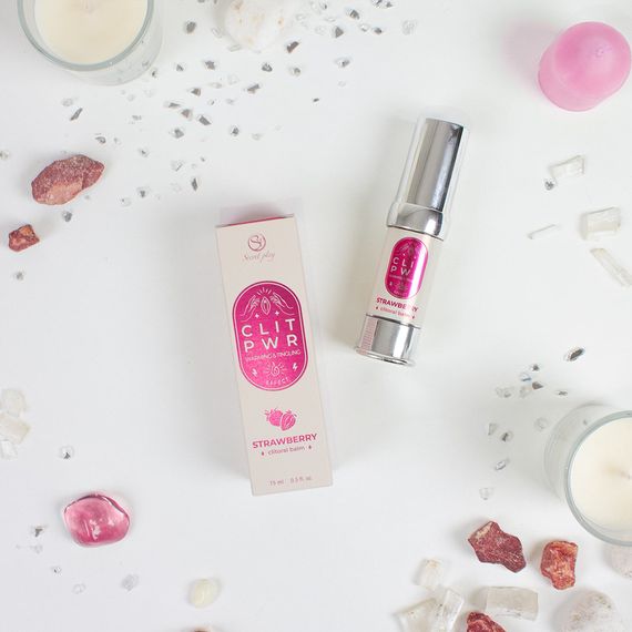 Рідкий вібратор CLIT PWR STRAWBERRY CLITORAL BALM | Зображення 2