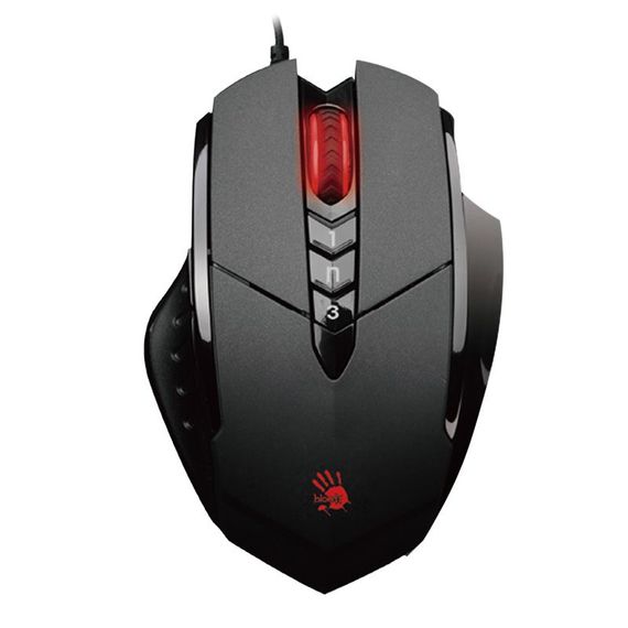 Миша ігрова A4-Tech Bloody V7M, чорна, з підсвічуванням, USB