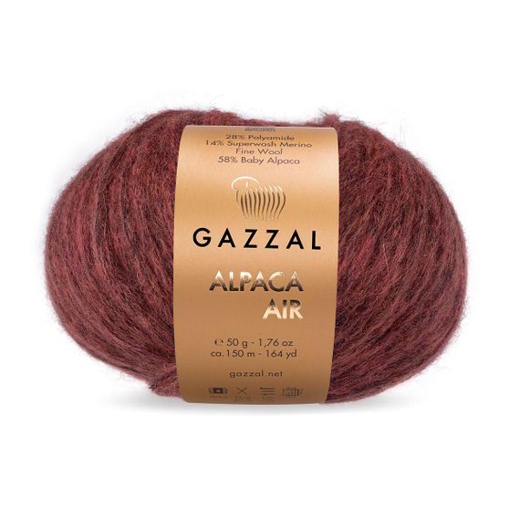 ALPACA AIR № 91 пряжа для в'язання Gazzal