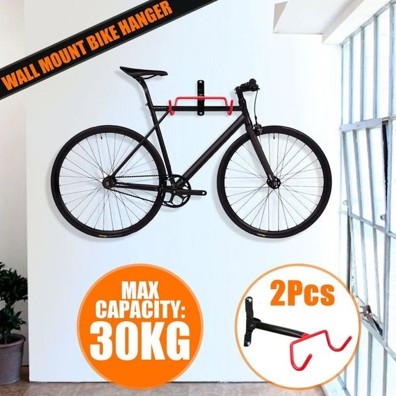 Крепление для велосипеда на стену Velo черно-красный (GJB-021) | Зображення 2