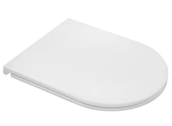 Унітаз підвісний безобідковий Kroner Armada WHI513636 RIMLESS з сидінням Slim Duroplast / Soft-close / Quick relase (KA513636WHIR) (CV029610) | Зображення 4