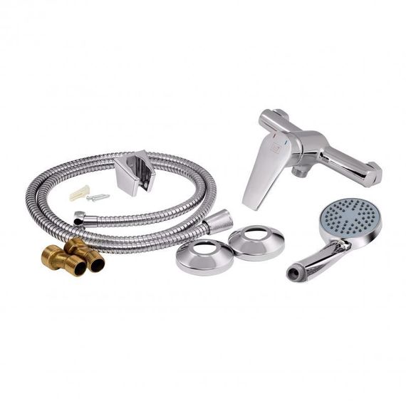 Смеситель для душа Lidz Gloria 010 (с душевым гарнитуром) (k35) LDGLO010CRM35101 Chrome | Зображення 5