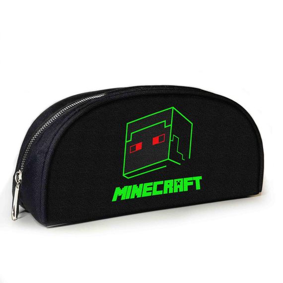 Пенал шкільний Minecraft Кріпер 23х10х8 см з принтом для хлопчика (02843)