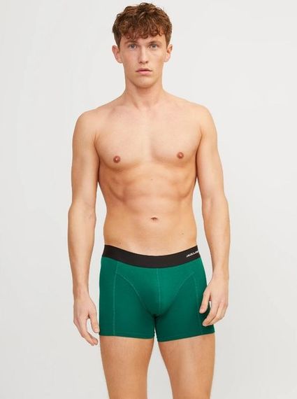 Набір чоловічих трусів боксерів Jack & Jones ADDITIONAL 3 шт в наборі | Зображення 4