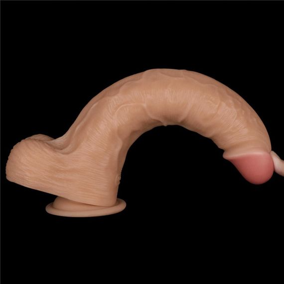 Реалістичний вібратор - Vibrating Power Basics Cock 11" Sex Aura | Зображення 8