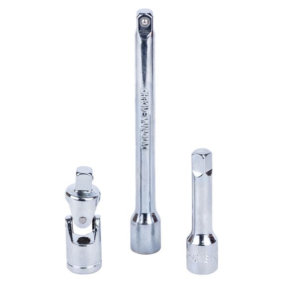 Набір насадок торцевих і біт Sigma 1/4" 39 шт CrV (6003571) | Зображення 5