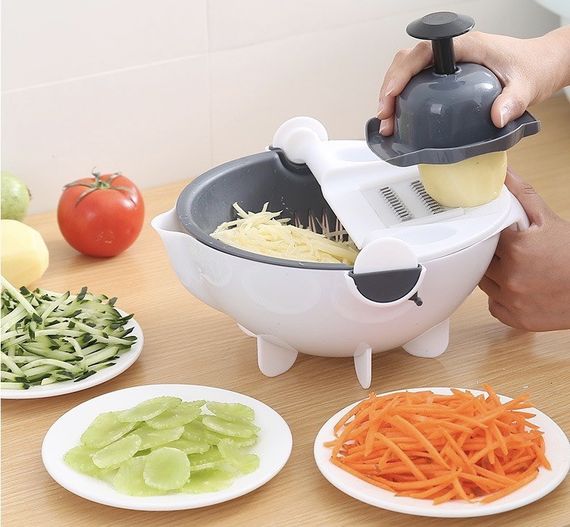 Овочерізка, мультислайсер, тертка basket vegetable cuter | Зображення 4