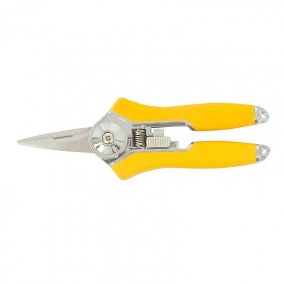 Секатор квітковий 150 мм, металеві рукоятки з гумовими вставками, LUXE Palisad 605008