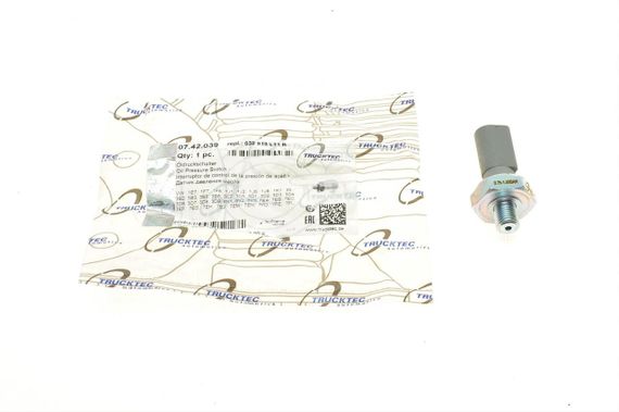 Датчик давления масла VW Caddy 1.9TDI T5 2.0-2.5TDi 95- 0.75-1.05 bar  серый  07.42.039