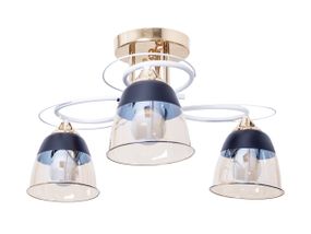 Люстра стельова LK-727S/3 E27 WH+FG