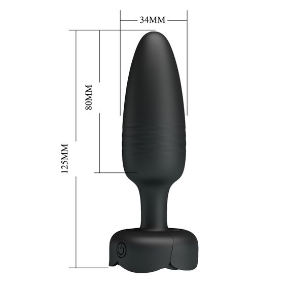 Анальна пробка з вібрацією PRETTY LOVE Tarion, 10 Wibracji, Silikon Sex Aura | Зображення 2