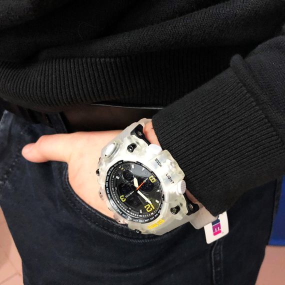 Тактичний військовий годинник для ЗСУ SKMEI 1155BWT, Оригінальний чоловічий годинник DX-84 | Зображення 3