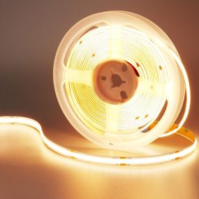 Светодиодная лента негерметичная теплый оттенок 24V 9W COB WW IP20 1m (BY-074/280)