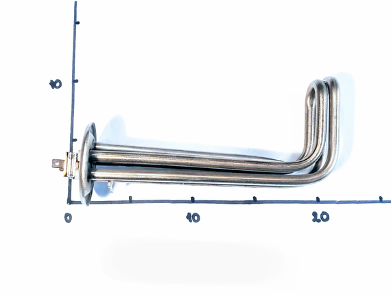 Тэн 2000W (1000+1000) для бойлера Термекс (Thermex) на фланце 62мм Украина | Зображення 1