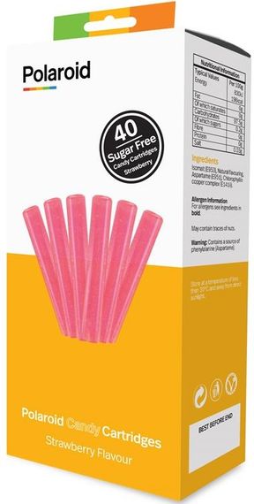 Набор картриджей для 3D ручки  Polaroid Candy pen, клубника, розовый (40 шт) (PL-2505-00)