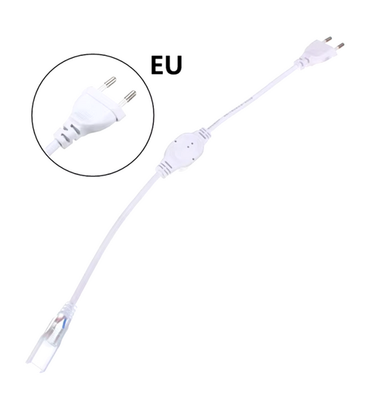 Гнучка світлодіодна стрічка 5050, 230 в, ip67, 2 м, холодний білий | Зображення 4