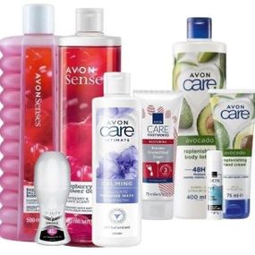 Большой подарочный набор Avon 8 в 1 для ухода за телом, руками и интимной гигиены