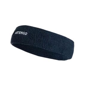 Пов'язка на голову 100 для тенісу темно-синя - One Size