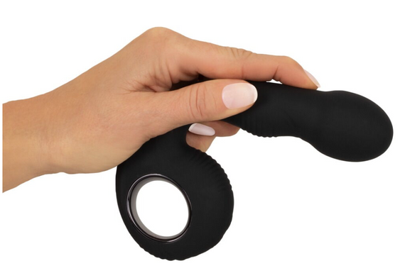 Вигнутий вібратор для точки G і P, Black Velvets Sex Aura | Зображення 5