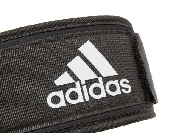 Пояс для важкої атлетики Adidas Essential Weightlifting Belt чорний Уні XS (62-75 см) ADGB-12252 | Зображення 3