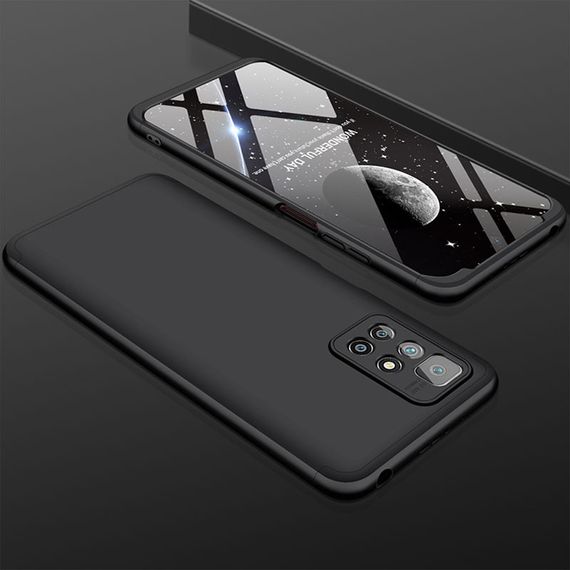 Чохол GKK 360 градусів для Xiaomi Redmi Note 11 5G / Poco M4 Pro 5G колір Чорний | Зображення 3