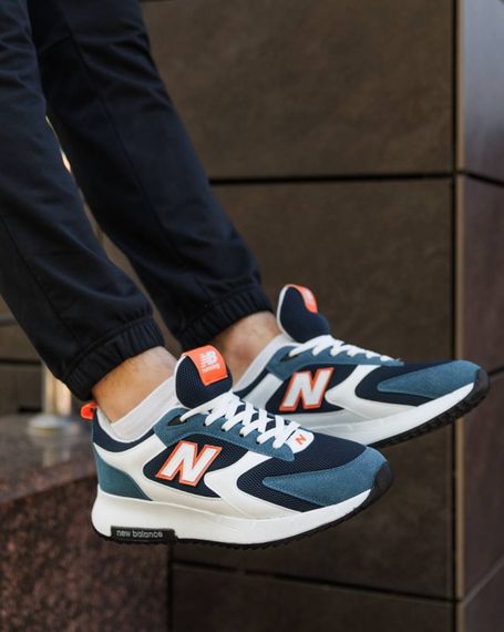 Кросівки New Balance весна-літо колір синій/білий | Зображення 4