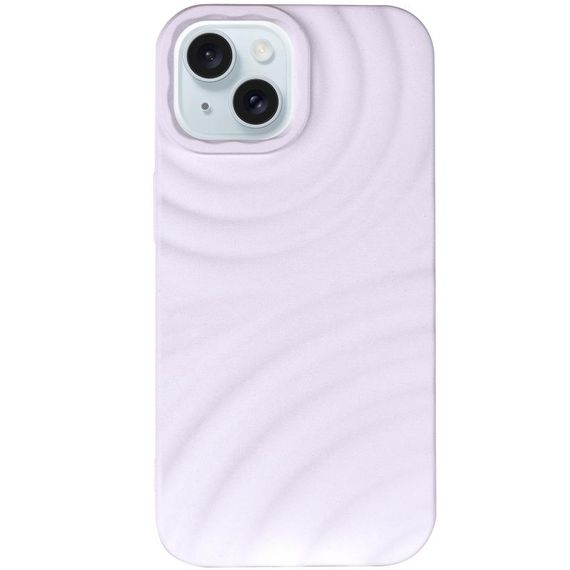 Чехол TPU MonoWave для Apple iPhone 15 (6.1") White | Зображення 1