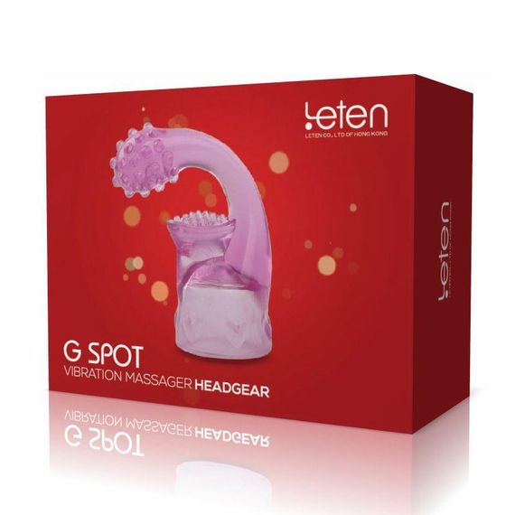 Насадка для вибромассажера Leten G SPOT HEADGEAR - 3 (40 x 82 мм) sexstyle | Зображення 1