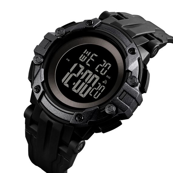Чоловічий годинник Skmei 1545BKBK Black-Black | Зображення 1