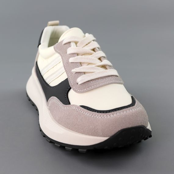 Кросівки жіночі 591569 Молочні сірі 36 37 38 39 40 41 | Зображення 1