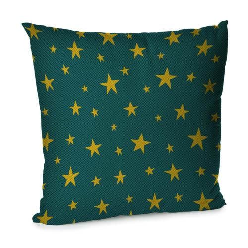 Подушка диванна з оксамиту Звезды 45x45 см (45BP_UNI015)