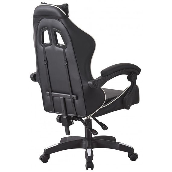 Кресло геймерское Bonro B-0519 белое игровое компьютерное 42400366 | Зображення 2