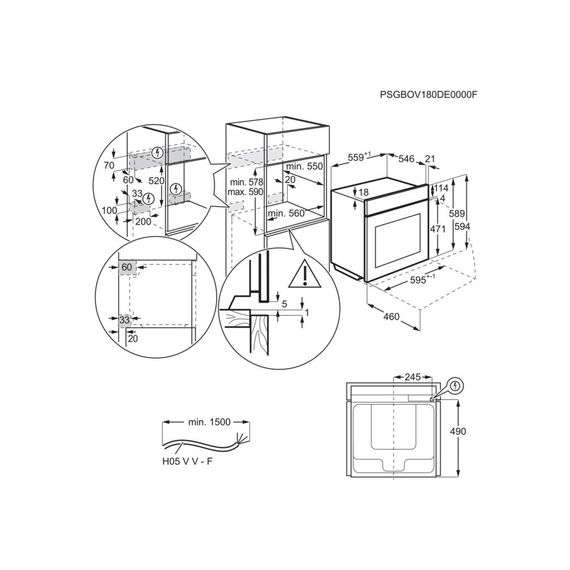 Духова шафа Electrolux EOD3C70TK | Зображення 7