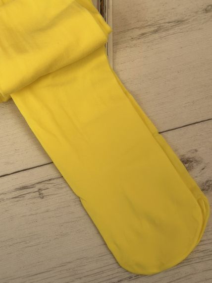 Колготы женские однотонные  150-175см S/L One Size Желтый (Г-50) | Зображення 3