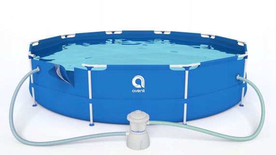 Каркасный садовый бассейн для взрослых и детей Avenli 305 x 76 см | Зображення 5