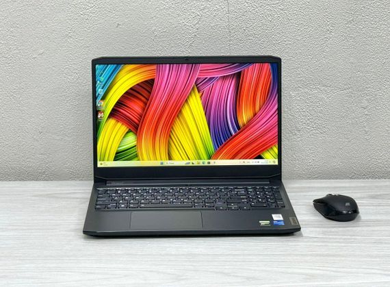 Ігровий ноутбук Lenovo IdeaPad Gaming 3 15IHU6 / 15.6" (1920x1080) IPS / Intel Core i5-11320H (4 (8) ядра по 2.5 - 4.5 GHz) / 16 GB DDR4 / 512 GB SSD M.2 / nVidia GeForce GTX 1650, 4 GB GDDR6, 128-bit / WebCam / Win 11 Home б/в | Зображення 1