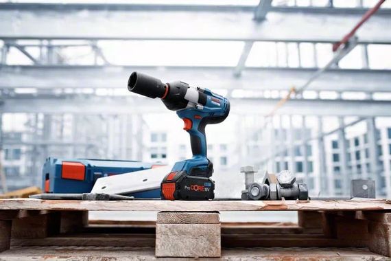Гайковерт Bosch ударний GDS 18V-1050 H, 18В, до 1750об•хв, 1500/1700Нм, без АКБ та ЗП (0.601.9J8.500) | Зображення 5