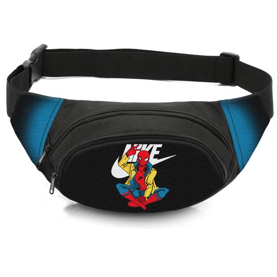 Сумка-бананка дитяча з принтом Людина-павук поясна сумка для хлопчика (4679)