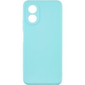 Силиконовый чехол Candy Full Camera для Oppo A78 4G Бирюзовый / Turquoise