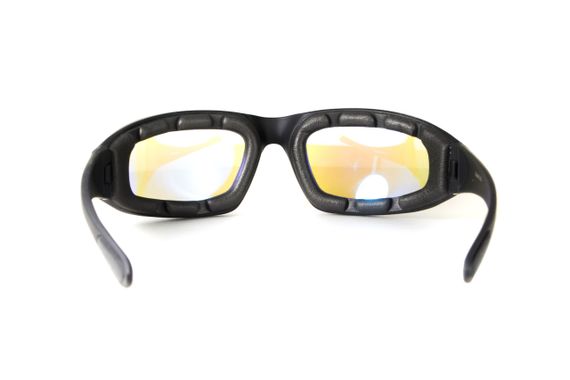 Окуляри фотохромні (захисні) Global Vision KickBack Photochromic (G-Tech™ blue) Anti Fog, фотохромні дзеркальні сині | Зображення 3