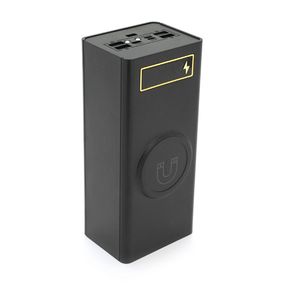 Power bank Voltronic D24-PD-QIMagnetic під 24х18650, Magnetic Wireless Charger, Output:22.5W, Micro-USB, Type-C, Lightning, ABS, PVC, Black, BOX