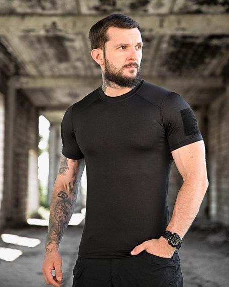 Тактична футболка, що відводить піт, samuray Cooltuch black