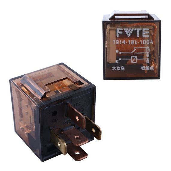 Реле автомобильное водонепроницаемое 12V до 100A Diymore | Зображення 1