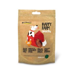 Лакомства для собак мясные HAPPY FARM картошка с курицей, 80гр
