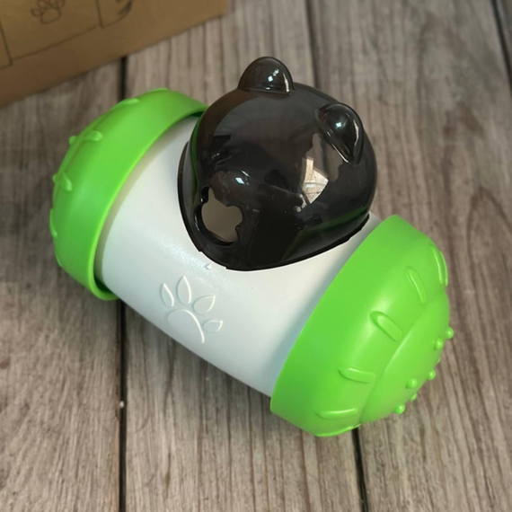 Іграшка-кормушка з контейнером для ласощів для домашніх тварин, інтерактивний тумблер | Зображення 5