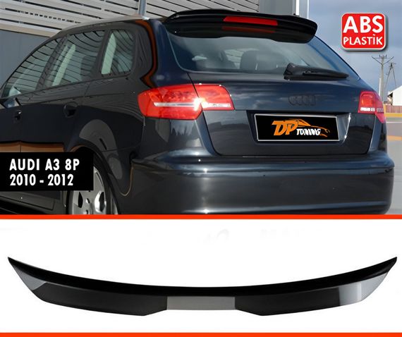 Спойлер DPT V-1 (2010-2012, HB, чорний глянець) для Ауди A3 рр