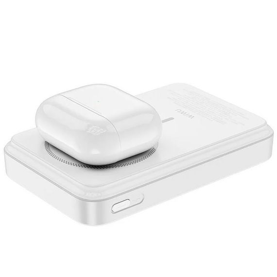 Портативное ЗУ Power Bank WIWU Wi-P061 22.5W+PD20W с БЗУ+iWatch with cable 10000 mAh White | Зображення 5