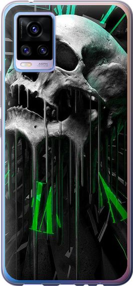 Чехол на Vivo V20 Череп-часы "4100u-2127-17620"
