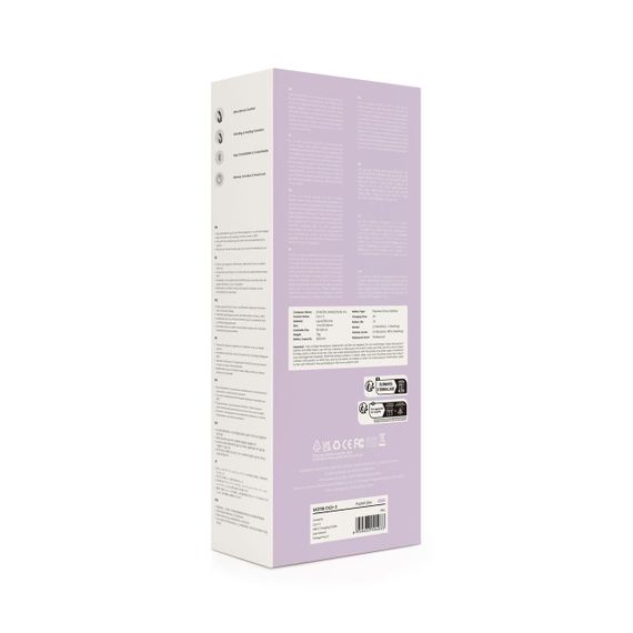 Тонкий кролик-вібратор Svakom Cici+ 2 Lilac, керування зі смартфона, підігрів до 38 °C Sex Aura | Зображення 8
